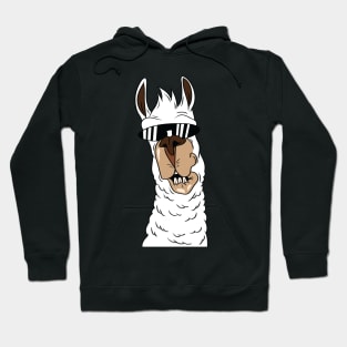 llama funny face Hoodie